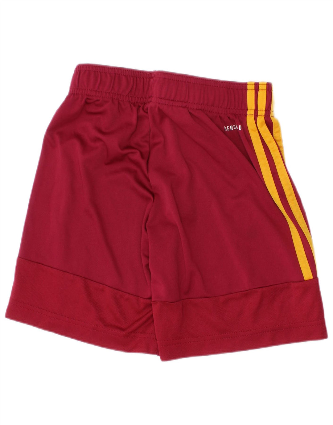 Pantaloncini sportivi ADIDAS Aeroready da bambino 7-8 anni in poliestere bordeaux