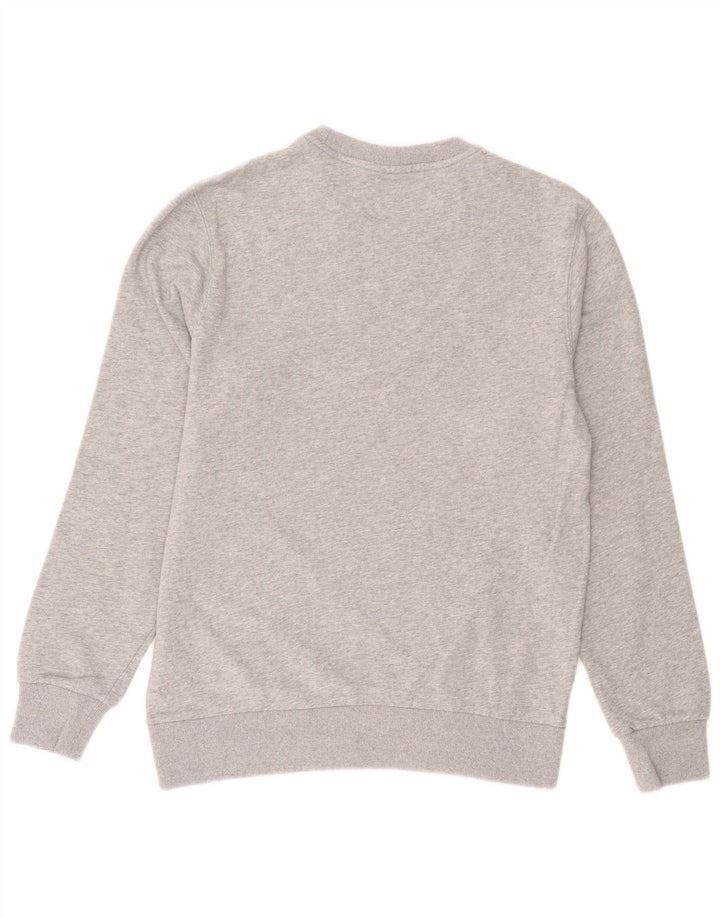 Felpa da uomo Lacoste maglione taglia 41 grande cotone grigio