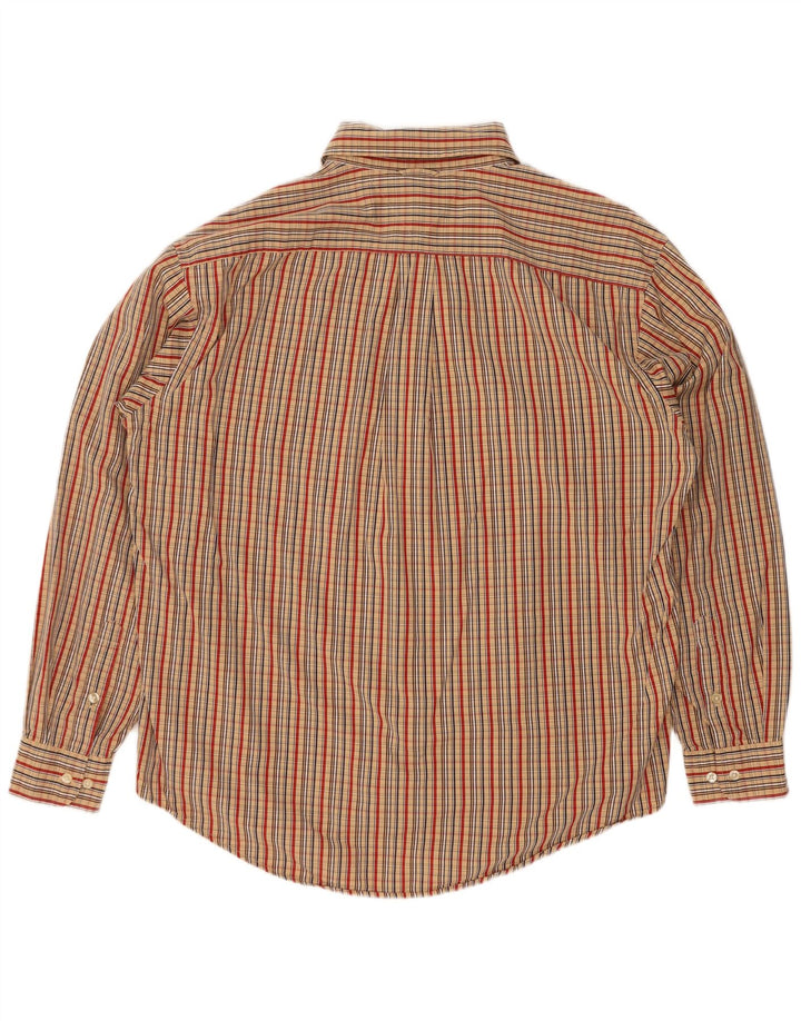 Camicia da uomo Tommy Hilfiger XL in cotone a quadri beige