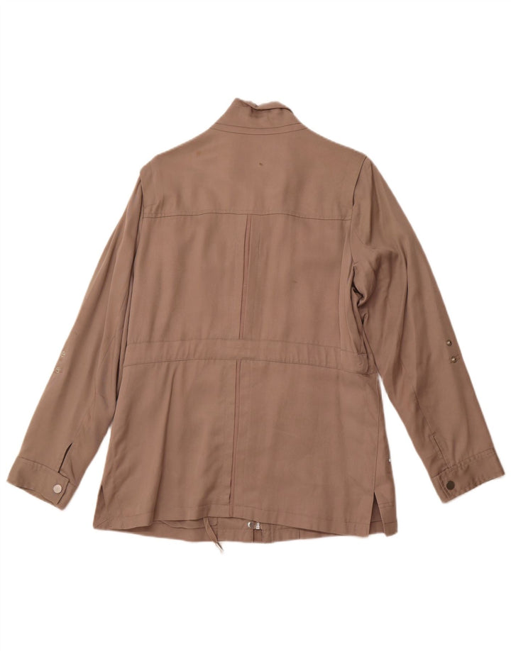 Giacca multiuso da donna MINT VELVET UK 14 Lyocell marrone medio