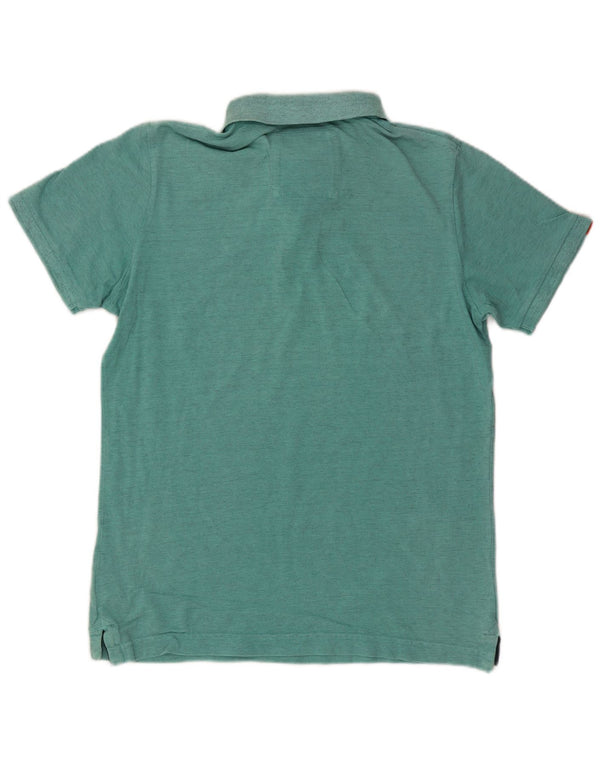 Polo da uomo Superdry 2XL in cotone turchese