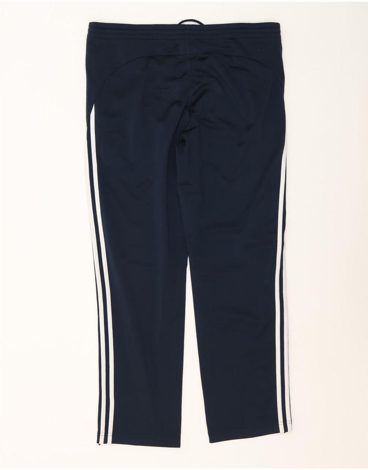 Pantaloni da tuta da uomo Adidas UK 38/40 Poliestere blu navy medio