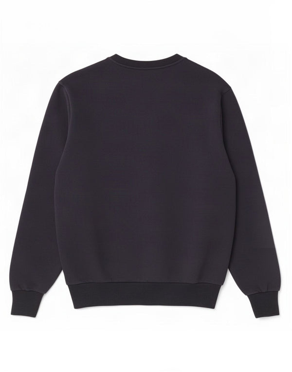 Felpa da donna Ellesse Jumper UK 12 Medium Navy Blue Cotton Retro
