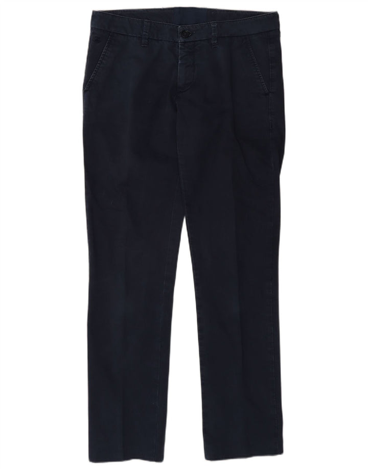 Pantaloni chino slim da donna Fay W28 L30 blu navy