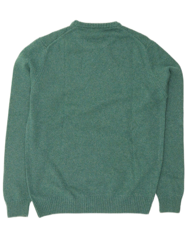 Maglione Uomo Girocollo Trussardi Lana Verde Medio