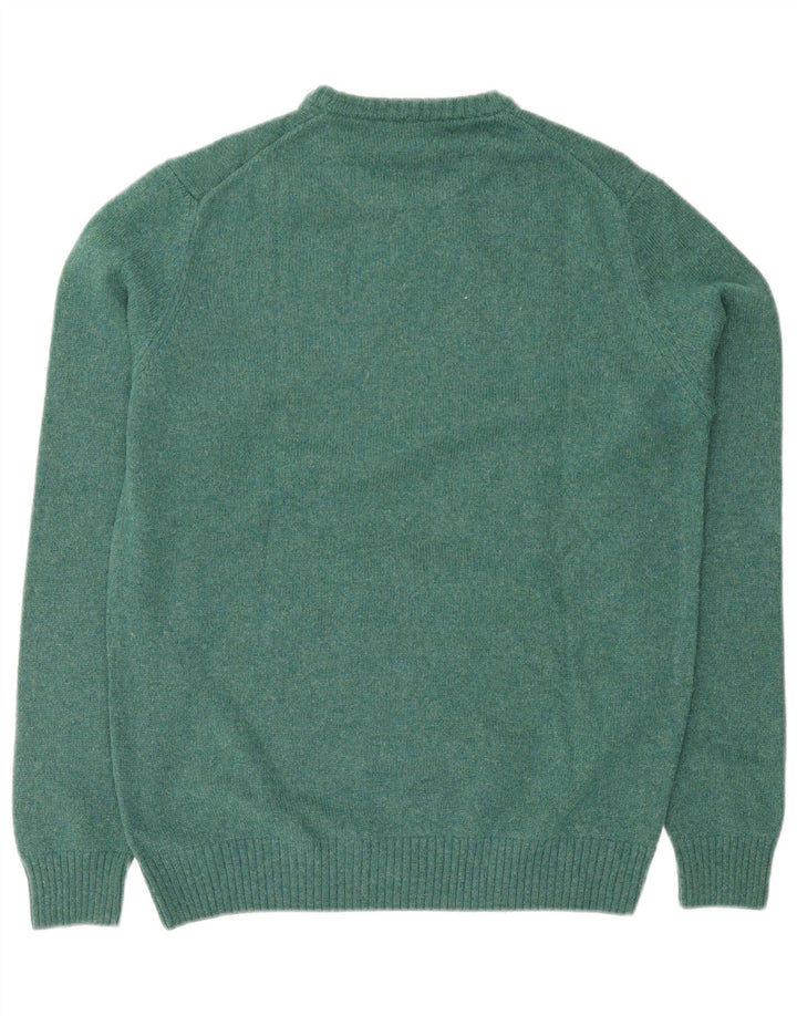 Maglione Uomo Girocollo Trussardi Lana Verde Medio