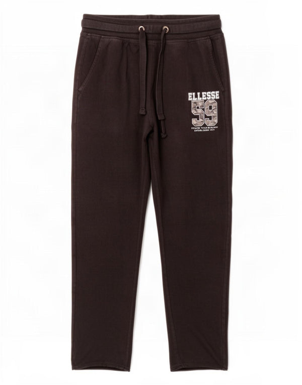 Pantaloni da tuta con grafica da donna Ellesse UK 8 piccoli in cotone nero