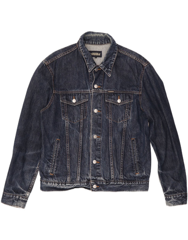 Giacca di jeans da uomo Carrera UK 40 grande cotone blu navy