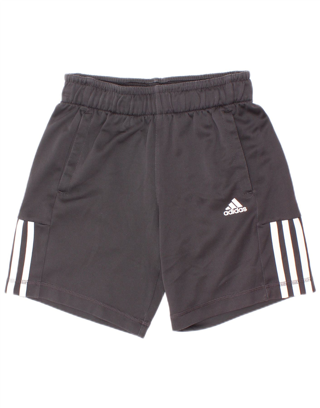 Pantaloncini sportivi Adidas Climalite da ragazzo 9-10 anni in poliestere nero