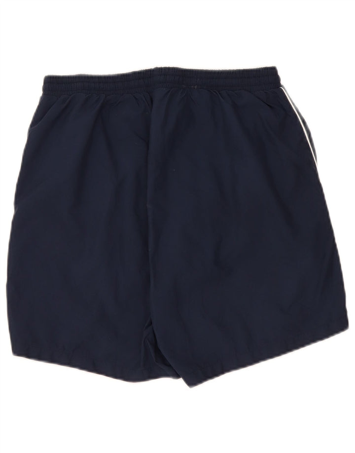 Pantaloncini sportivi grafici da uomo Hugo Boss medio poliestere blu navy
