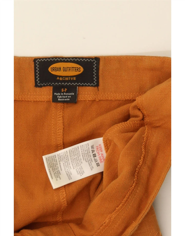 URBAN OUTFITTERS Mini gonna cargo da donna piccola W30 viscosa marrone