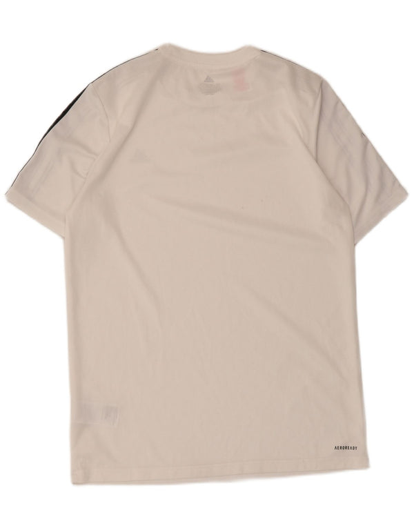 Maglietta Adidas Aeroready da bambino 15-16 anni XL poliestere bianco