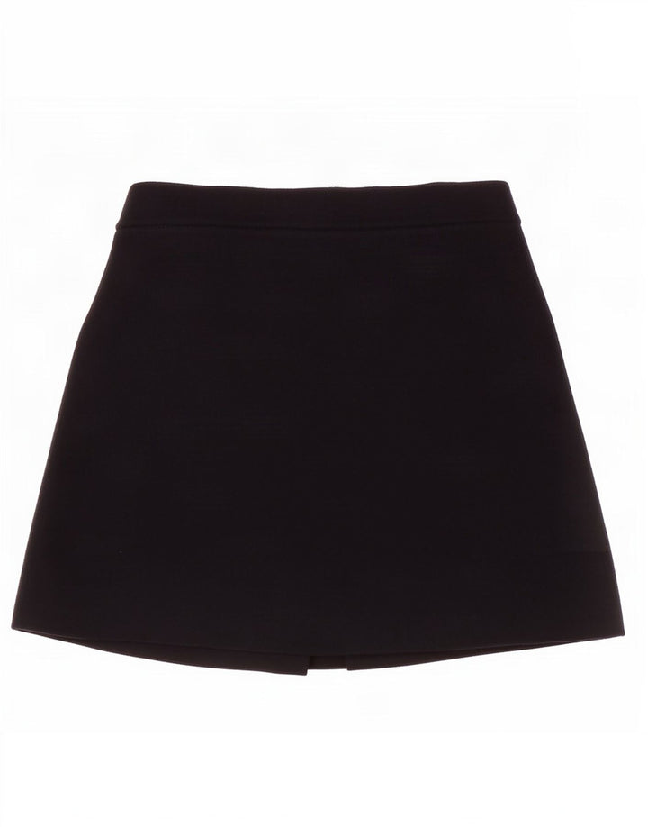 Minigonna Zara da donna piccola W26 in viscosa nera
