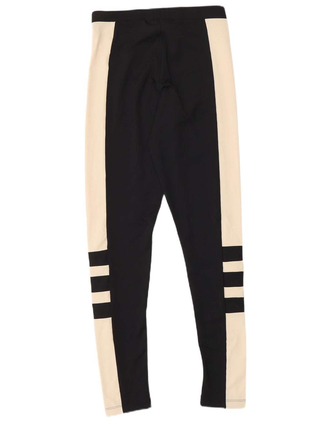 Leggings da donna ADIDAS UK 8 Small Nero Poliestere color block