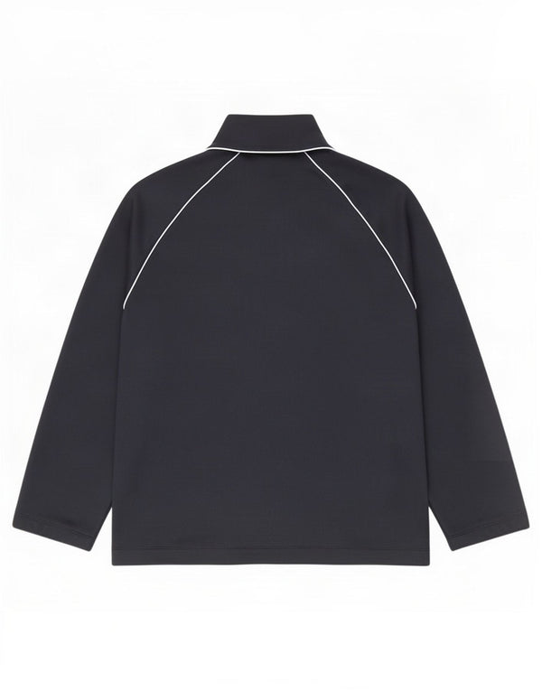 Giacca da ginnastica oversize da donna Lotto UK 10 piccola nera