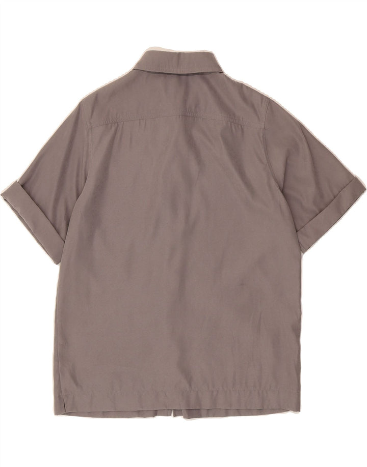 AUSTRALIAN L'ALPINA Womens Short Sleeve Shirt IT 42 Medium Grey Polyester Vintage AUSTRALIAN L'ALPINA and Second-Hand AUSTRALIAN L'ALPINA from Messina Hembry 