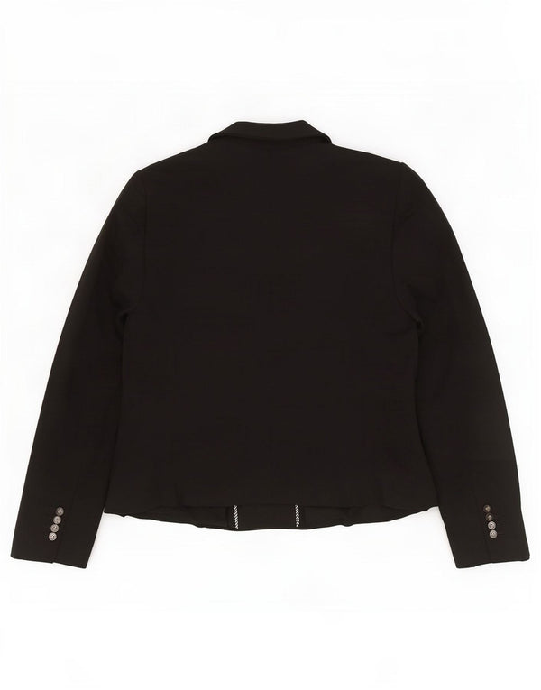 Giacca blazer da donna su misura Marks & Spencer UK 14 media nera