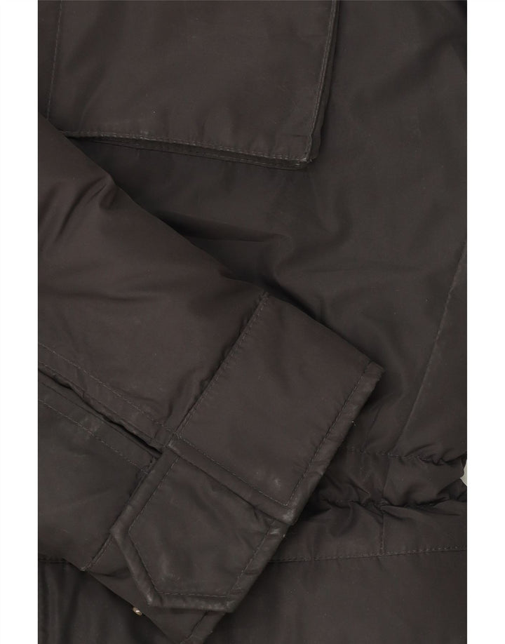 FILA Mens Military Jacket UK 40 Large Black Polyester Vintage Fila and Second-Hand Fila from Messina Hembry 