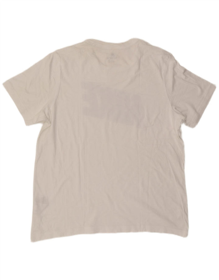 T-shirt grafica da uomo Nike Top XL in cotone bianco