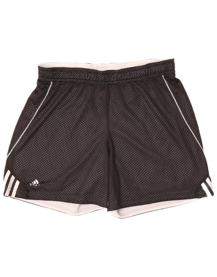 Pantaloncini sportivi ADIDAS da donna UK 14 medio nero poliestere