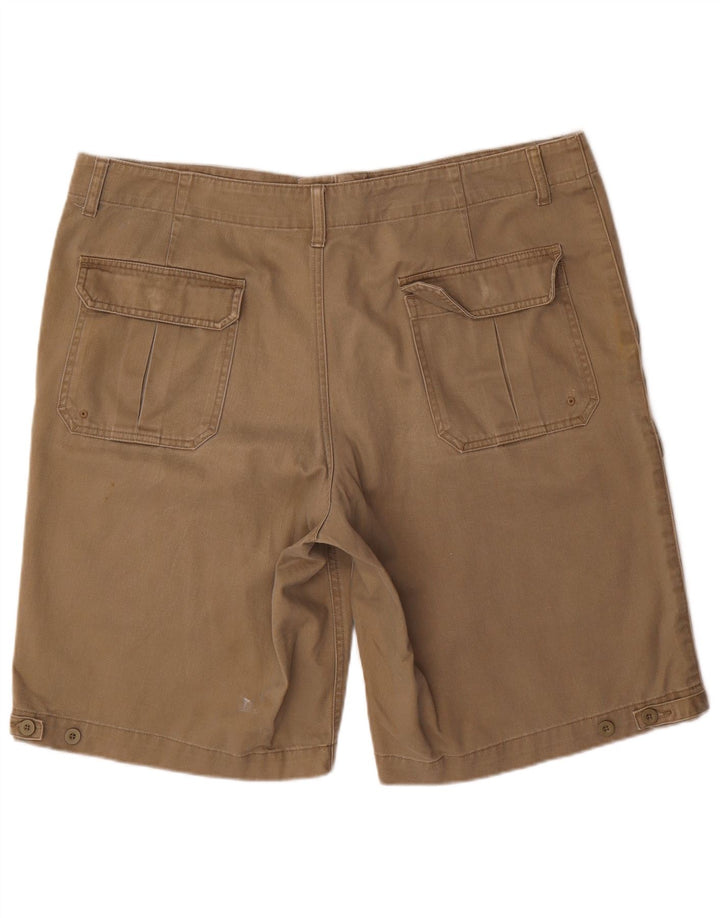 Pantaloncini cargo da uomo Marks & Spencer XL W40 in cotone beige