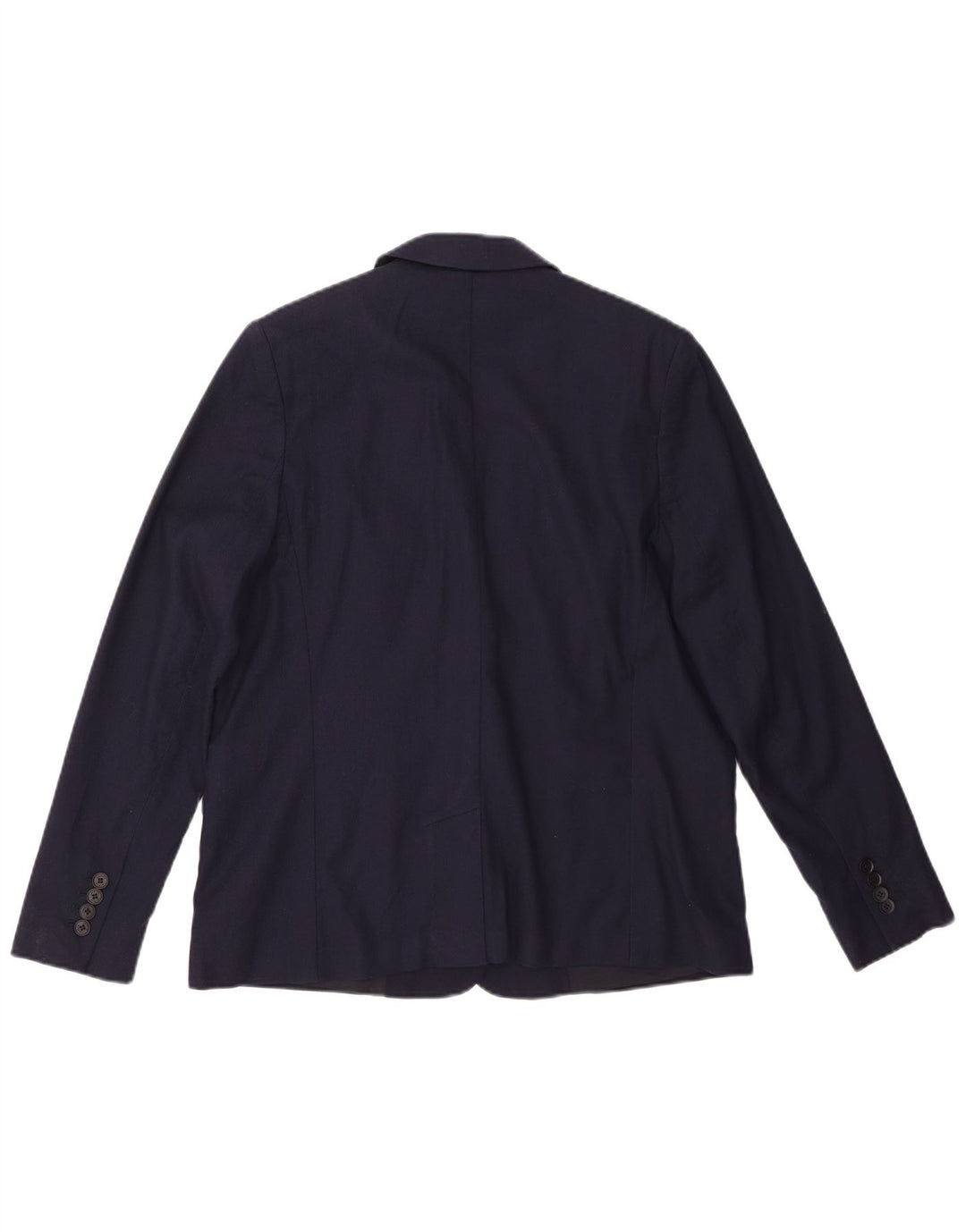 Giacca blazer da donna a 1 bottone Lacoste taglia 44 grande cotone blu navy