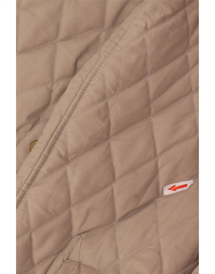 Giacca trapuntata da uomo Nazareno Gabrielli UK 38 Poliestere grigio medio