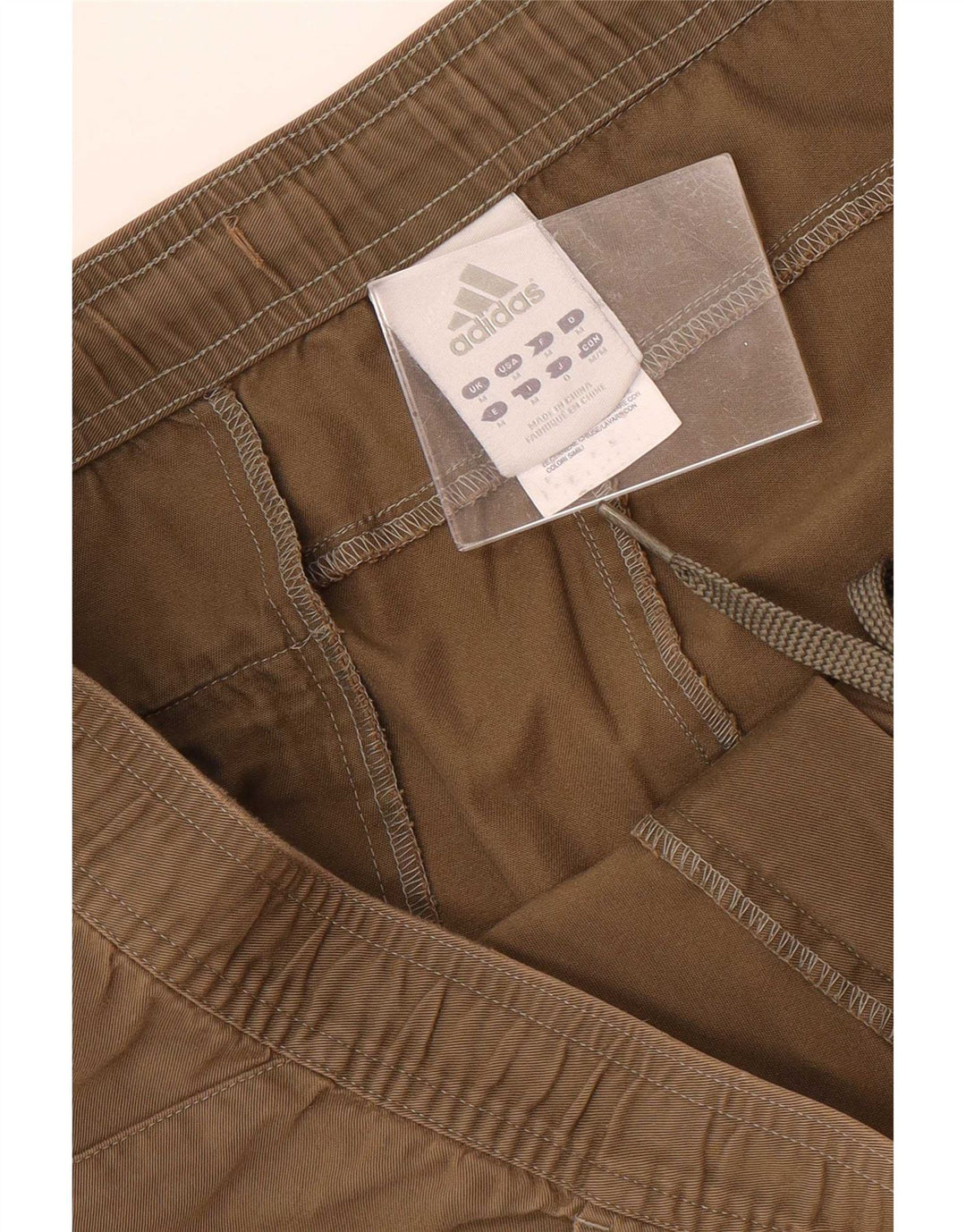 Pantaloncini cargo Adidas da uomo medi W32 marroni