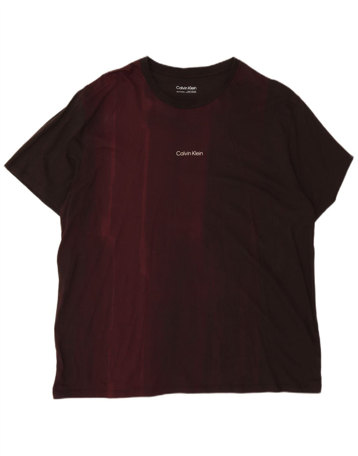 Maglietta da uomo Calvin Klein Top 2XL Bordeaux