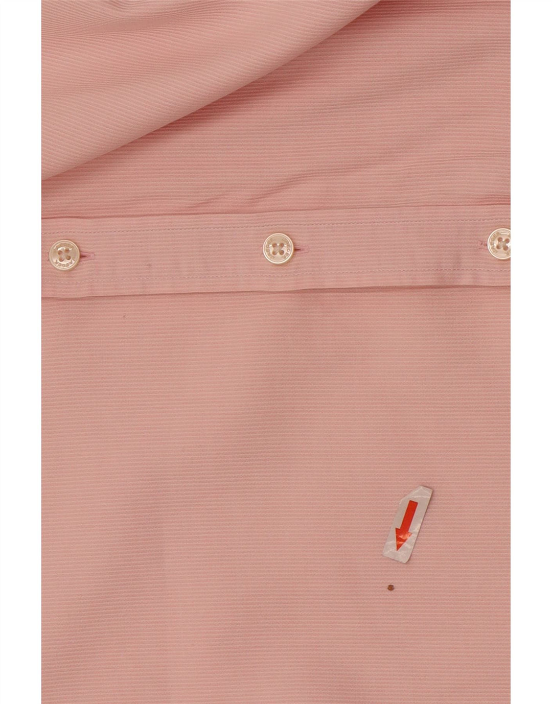 Camicia moderna da uomo Jaeger taglia 15 1/2 cotone gessato rosa medio