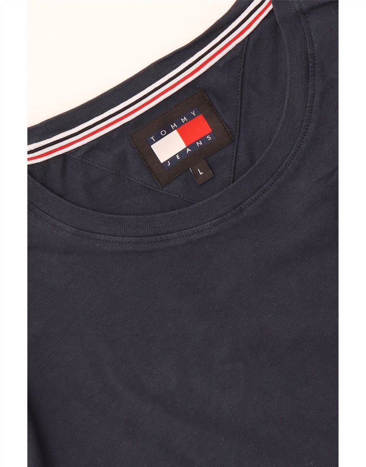 T-shirt da uomo Tommy Hilfiger Top grande blu navy