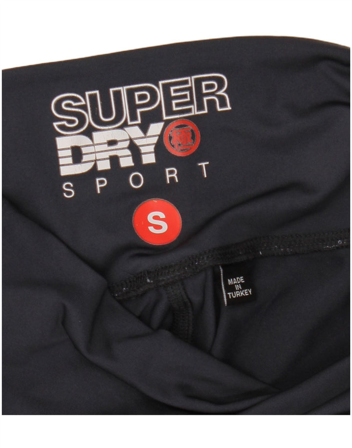 Leggings grafici da donna Superdry UK 8 Small Blu navy Colorblock