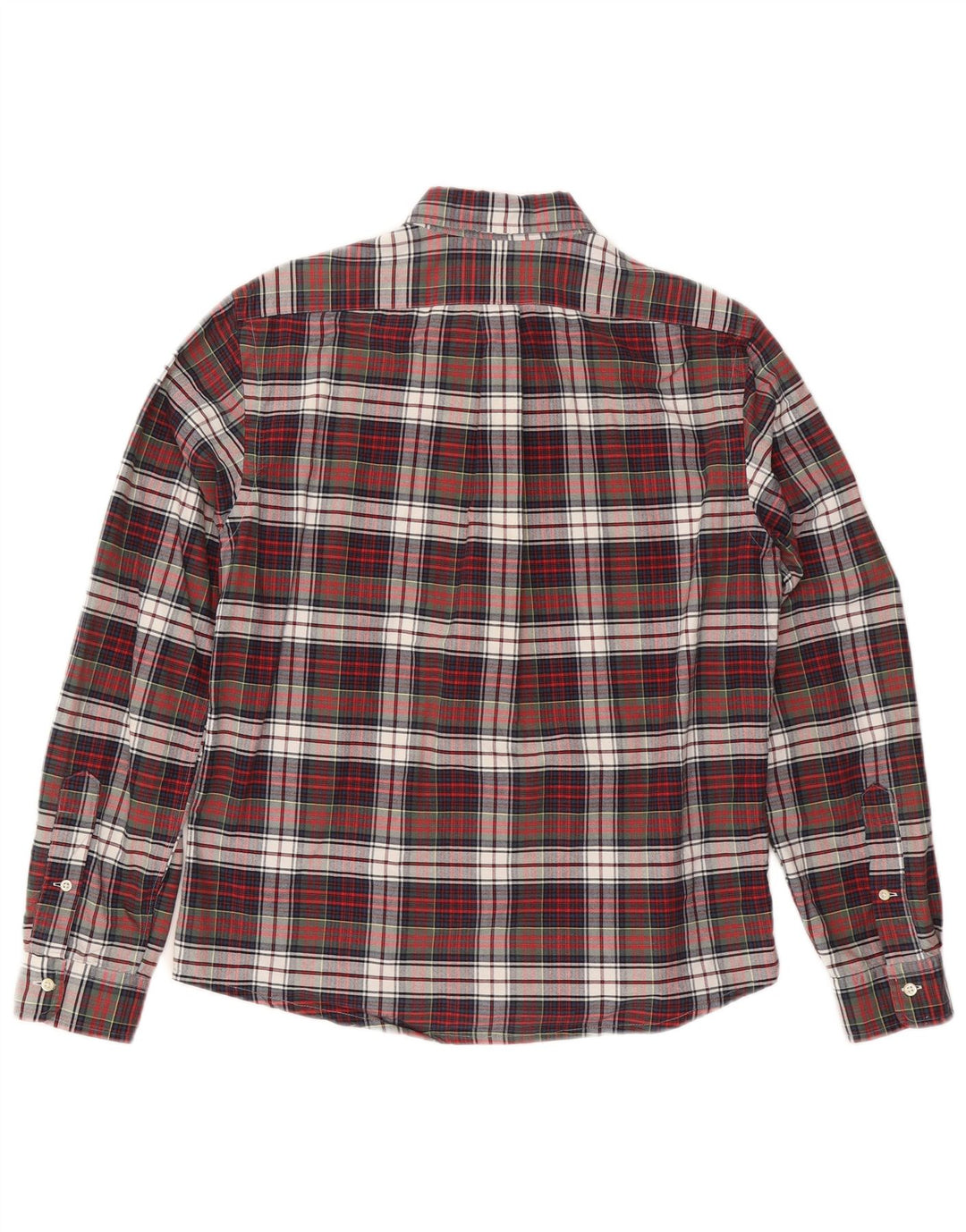 RALPH LAUREN Camicia da uomo in flanella di cotone a quadri multicolore medio