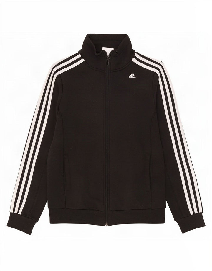 Giacca da tuta da donna Adidas Climalite UK 8/10 piccola poliestere nero