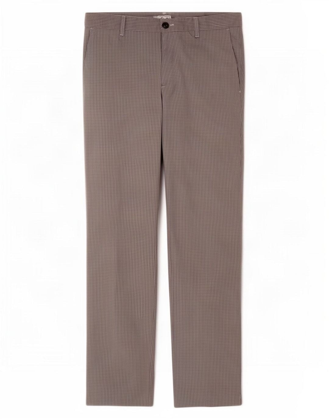 Pantaloni chino dritti da uomo Adidas W32 L30 poliestere a quadretti grigi