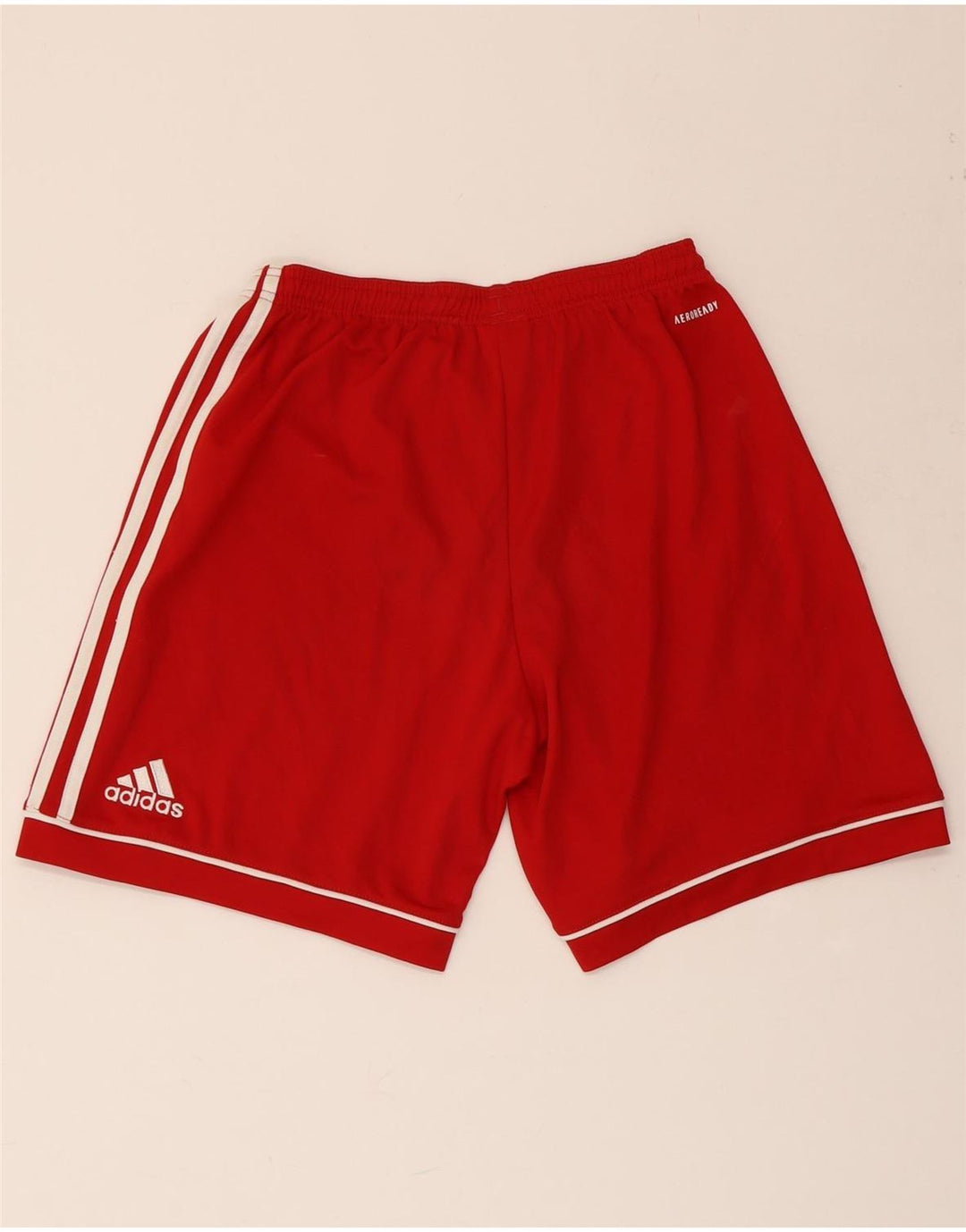 Pantaloncini sportivi Adidas Aeroready Relaxed Fit da uomo piccoli in poliestere rosso