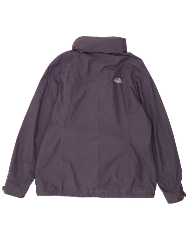 Giacca a vento con cappuccio da donna The North Face UK 40 Large Viola Nylon
