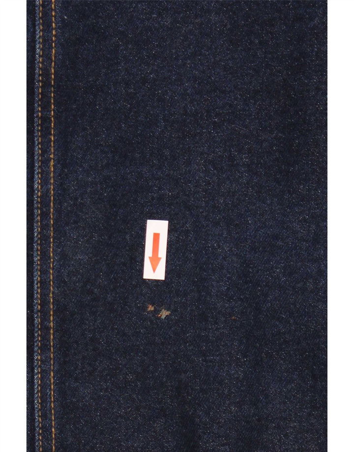 Giacca in denim Sherpa da uomo Wrangler UK 40 grande cotone blu