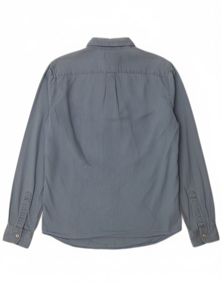 GAP Mens Denim Shirt Medium Blue Cotton