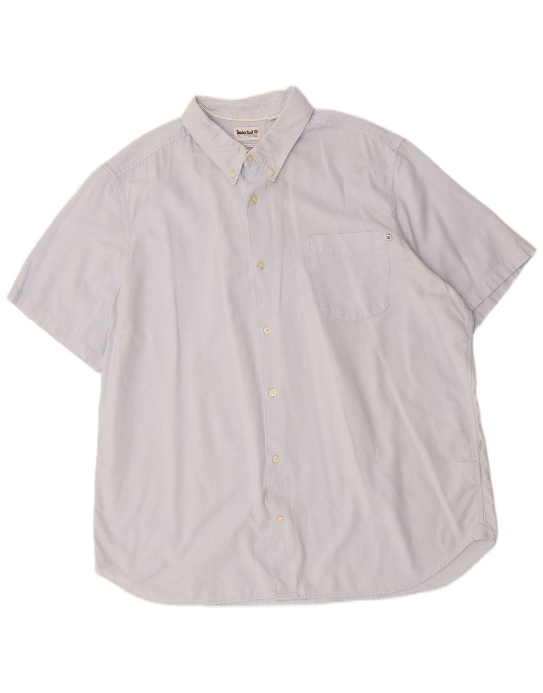 Camicia a maniche corte vestibilità regolare da uomo TIMBERLAND 3XL cotone blu