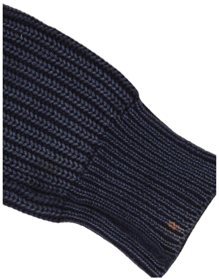 Maglione maglione da donna Replay con collo alto UK 14 Cotone medio blu navy