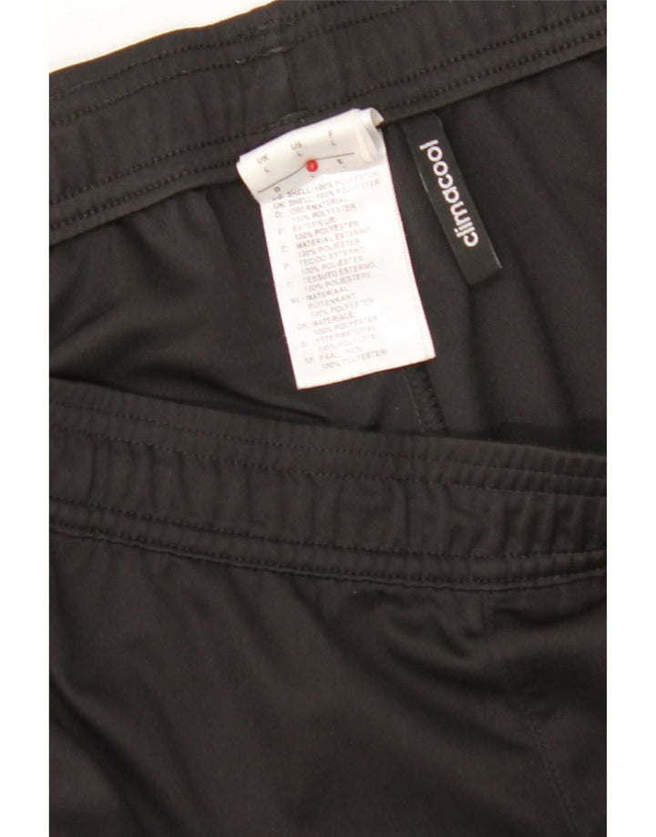 Pantaloncini sportivi Adidas Climacool da uomo grandi in poliestere color block nero
