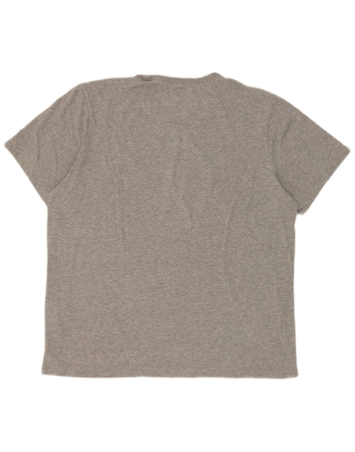 T-shirt da uomo Nike Top grande in cotone grigio