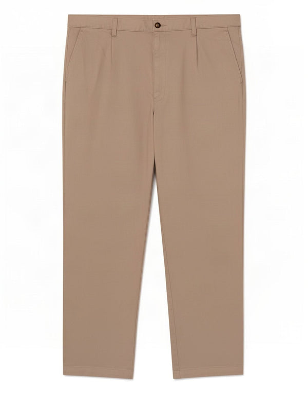Pantaloni chino con pegging da uomo Marks & Spencer W42 L31 cotone verde