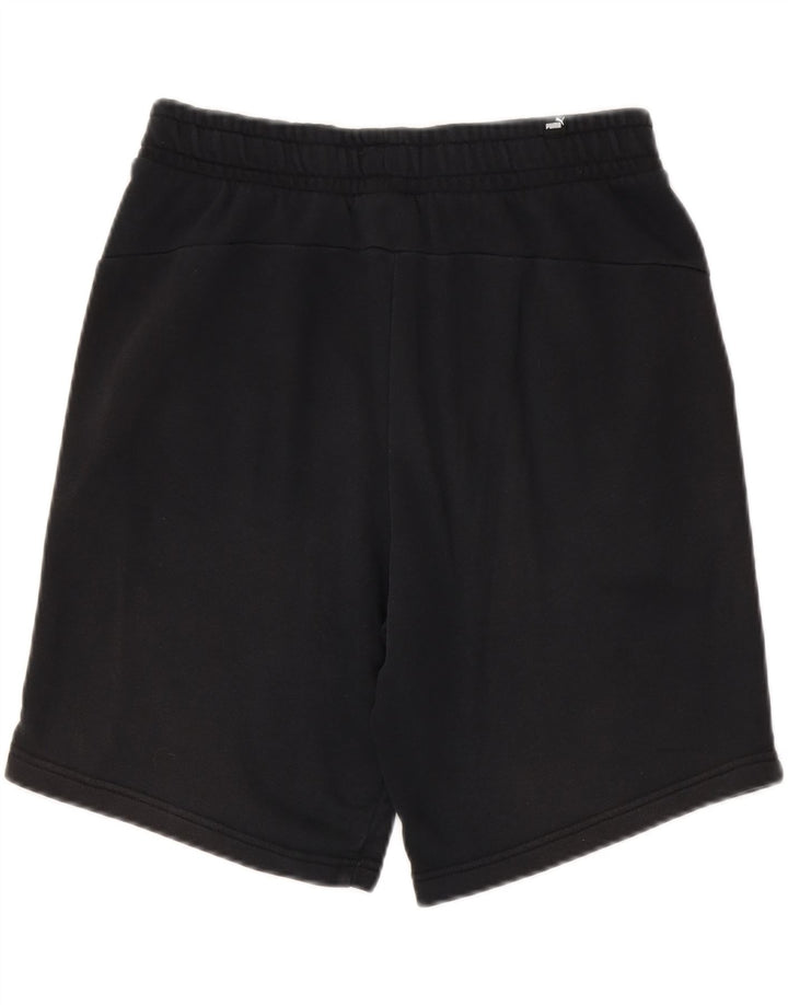 Pantaloncini sportivi da uomo Puma medio cotone nero