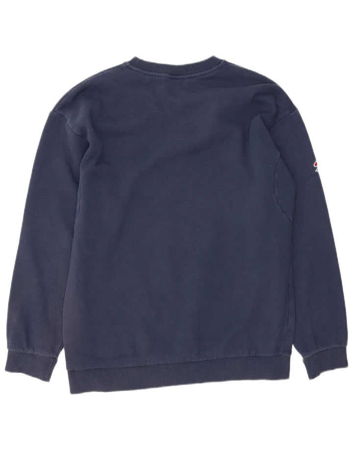 Felpa da uomo Superdry Denice Graphic vestibilità ampia maglione XS blu navy