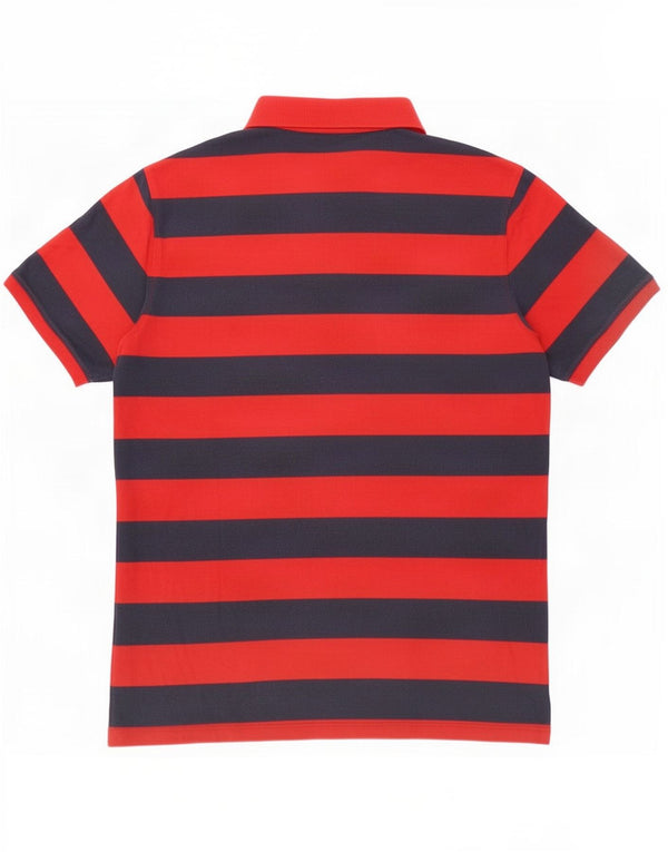 Polo da uomo Timberland Medium Red Striped Cotton