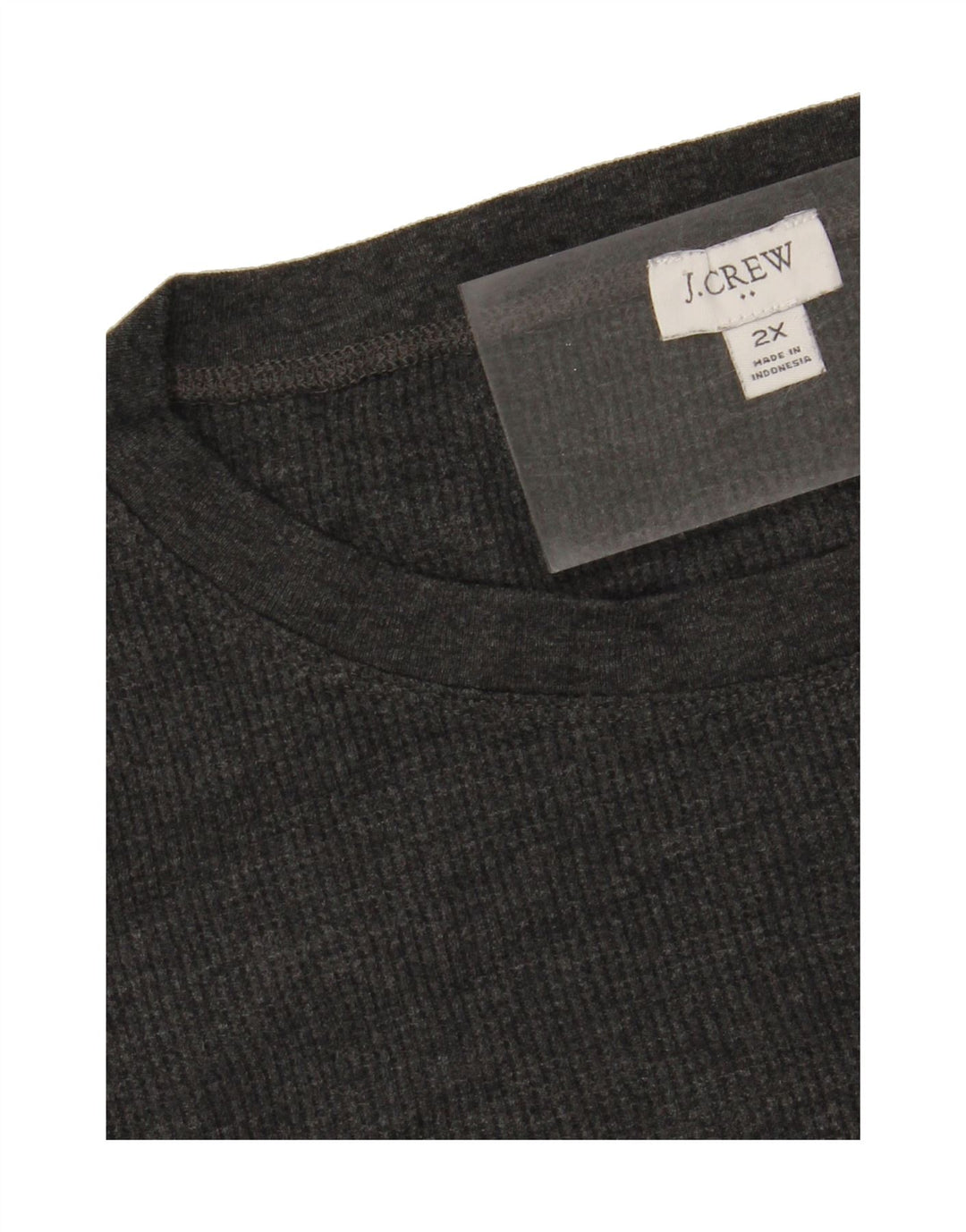 J. CREW Womens Top Long Sleeve UK 20 2XL Grey Cotton Vintage J. Crew and Second-Hand J. Crew from Messina Hembry 