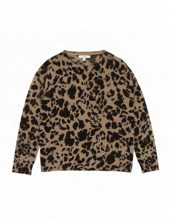 Maglione maglione con scollo a barca da donna Marks & Spencer UK 16 grande marrone