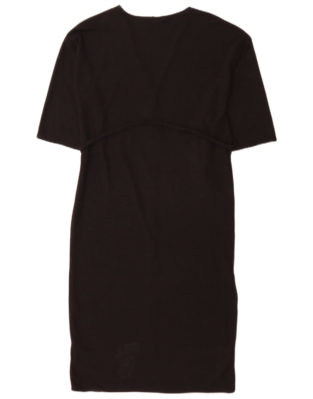 Vestito maxi oversize da donna Zara UK 10 piccolo poliestere nero